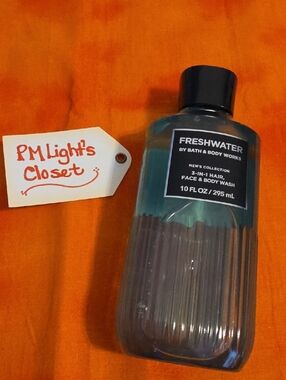 Bath & Body Works Freshwater 3-in-1 Hair Face & Body Wash New 10 fl oz